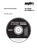Sanyo VA-SW8000 Instruction Manual preview