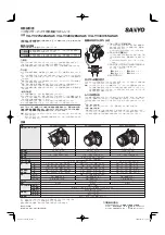 Предварительный просмотр 1 страницы Sanyo VA-YV27X22SASA5 Instruction Manual