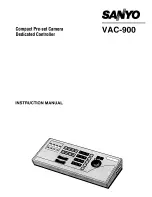 Sanyo VAC-900 Instruction Manual preview