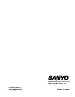 Preview for 26 page of Sanyo VCB-3512P Instruction Manual