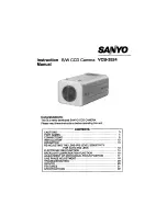 Sanyo VCB-3524 Instruction Manual preview