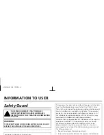 Preview for 4 page of Sanyo VCB-3574IR Instruction Manual