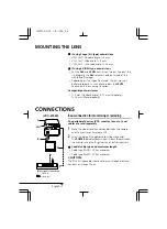 Preview for 8 page of Sanyo VCC-3700P Instruction Manual