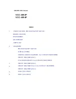 Sanyo VCC-4592P Service Manual preview