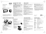 Preview for 1 page of Sanyo VCC-6584 Instruction Manual