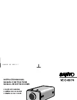 Предварительный просмотр 1 страницы Sanyo VCC-6974 Instruction Manual