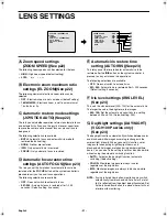 Preview for 22 page of Sanyo VCC-9000EBCP/EBSP Instruction Manual