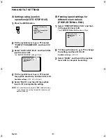 Preview for 30 page of Sanyo VCC-9000EBCP/EBSP Instruction Manual