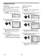 Preview for 16 page of Sanyo VCC-9300 Instruction Manual