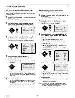 Preview for 34 page of Sanyo VCC-9300 Instruction Manual