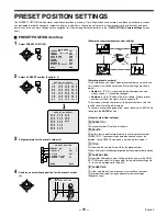 Предварительный просмотр 11 страницы Sanyo VCC-9300P Instruction Manual