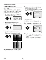 Предварительный просмотр 34 страницы Sanyo VCC-9400 Instruction Manual