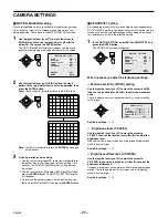 Предварительный просмотр 38 страницы Sanyo VCC-9400 Instruction Manual