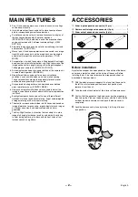 Предварительный просмотр 3 страницы Sanyo VCC-9400P Instruction Manual