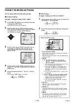 Предварительный просмотр 13 страницы Sanyo VCC-9400P Instruction Manual