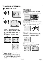 Preview for 15 page of Sanyo VCC-9400P Instruction Manual