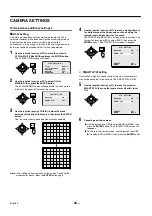 Предварительный просмотр 34 страницы Sanyo VCC-9400P Instruction Manual