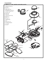 Предварительный просмотр 3 страницы Sanyo VCC-9684VA - 1/4" Color CCD Indoor Mini Dome Camera Service Manual