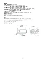 Preview for 4 page of Sanyo VCC-HD2500 - Full HD 1080p Network Camera Service Manual