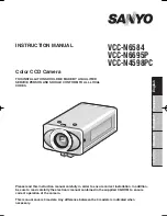 Sanyo VCC-N4598PC Instruction Manual предпросмотр