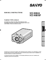 Preview for 21 page of Sanyo VCC-N4598PC Instruction Manual