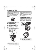 Предварительный просмотр 10 страницы Sanyo VCC-P9575P Installation Manual