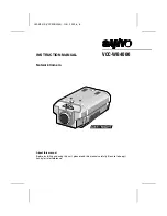 Sanyo VCC-WB4000 Instruction Manual preview