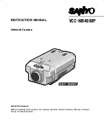 Sanyo VCC-WB4000P Instruction Manual предпросмотр