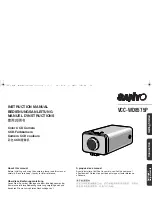 Sanyo VCC-WD8575P Instruction Manual предпросмотр