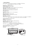 Preview for 3 page of Sanyo VCC-WD8874 - Wide Dynamic Range Color Service Manual