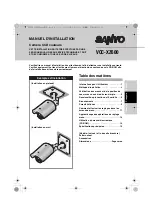 Preview for 17 page of Sanyo VCC-XZ600 Installation Manual