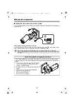 Preview for 36 page of Sanyo VCC-XZ600 Installation Manual