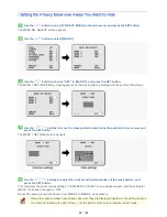 Предварительный просмотр 56 страницы Sanyo VCC-XZ600P Instruction Manual