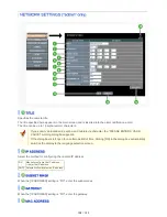 Preview for 109 page of Sanyo VCC-XZN600P Instruction Manual