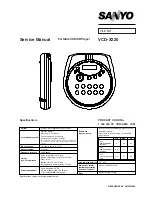 Sanyo VCD-X220 Service Manual preview