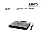 Sanyo VCS-400 Instruction Manual preview