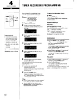 Предварительный просмотр 12 страницы Sanyo VHR-610 Instruction Manual