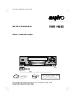 Preview for 1 page of Sanyo VHR-H690 Instruction Manual