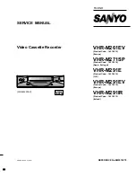 Preview for 2 page of Sanyo VHR-M261EV Service Manual