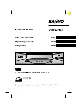 Sanyo VHR-M341 Instruction Manual preview