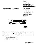 Sanyo VHR-VT221A / NZ Service Manual preview