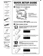 Предварительный просмотр 2 страницы Sanyo VHR-VX200 Instruction Manual