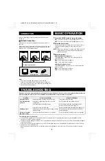 Предварительный просмотр 6 страницы Sanyo VM-6609P Instruction Manual