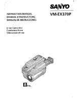 Preview for 1 page of Sanyo VM-EX370P Instruction Manual