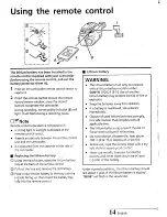 Preview for 15 page of Sanyo VM-EX370P Instruction Manual