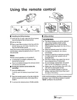 Предварительный просмотр 17 страницы Sanyo VM-EX410P Instruction Manual