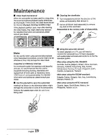 Предварительный просмотр 20 страницы Sanyo VM-EX410P Instruction Manual