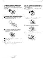 Предварительный просмотр 4 страницы Sanyo VM-LC100P Instruction Manual