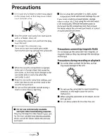 Preview for 4 page of Sanyo VM-PS12 Instruction Manual