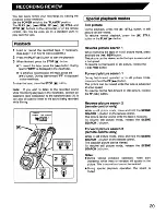 Предварительный просмотр 21 страницы Sanyo VM-RZ1P Instruction Manual